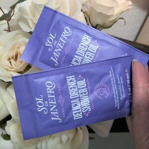 FREE W/ BUNDLE - NEW Sol De Janeiro Delicia Drench ShowerOil 2 Pc Sample Pack